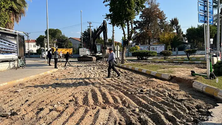 ALİ GAFFAR OKKAN CADDESİ'NDE ÇALIŞMALAR BAŞLADI