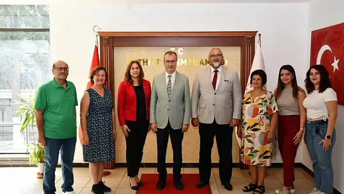 Atatürkçü Düşünce Derneği'nden Kaymakam Ertaş'a ziyaret