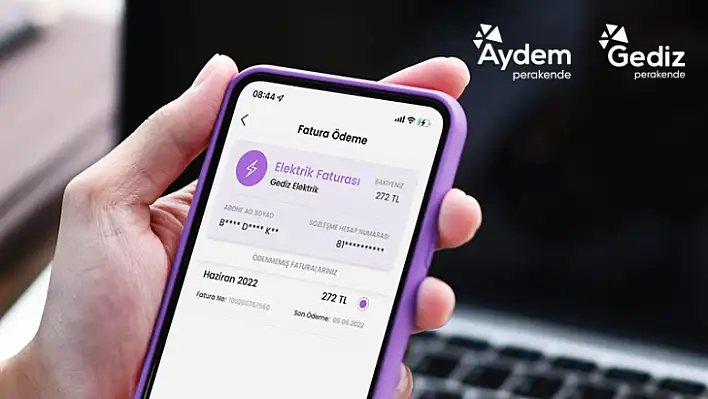 AYDEM PERAKENDE VE GEDİZ PERAKENDE'DEN ELEKTRİK FATURALARINDA ÖDEME KOLAYLIĞI SAĞLAYAN İŞ BİRLİĞİ
