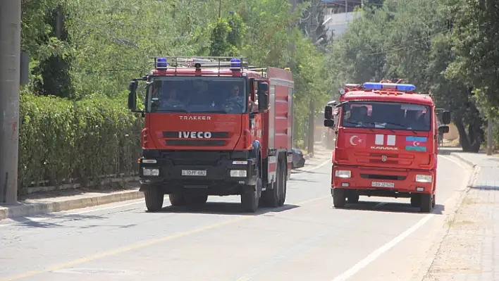 Azerbaycanlı 732 itfaiyeci görevlerini tamamlayıp dönüş yoluna geçti