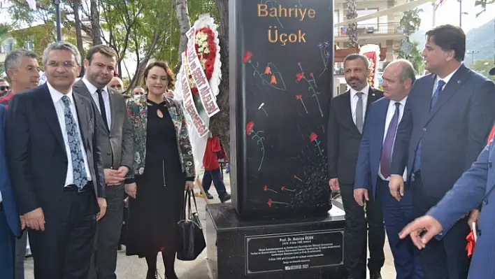 Bahriye Üçok Parkı, Halk Evi Ve Türkan Saylan Anıtı Açıldı