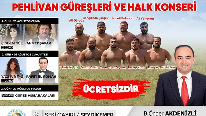 Başkan Akdenizli: 'Güreşler, Tarihi Kırkpınar'ı Aratmayacak'