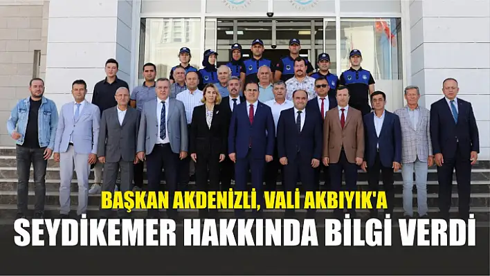 Başkan Akdenizli, Yatırımlarla İlgili Bilgi Verdi