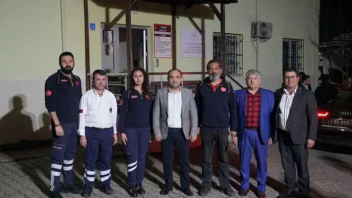 Başkan Akdenizli, Yılın Son Akşamı Görev Başındaki Personeli Ziyaret Etti