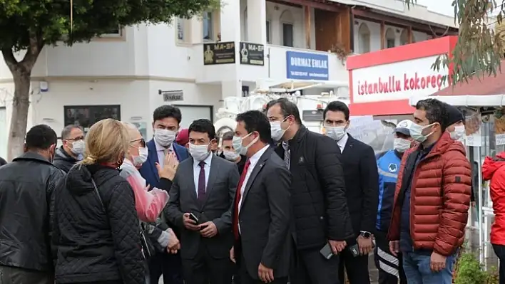 Başkan Aras, taşkın yaşanan bölgelerde incelemelerde bulundu