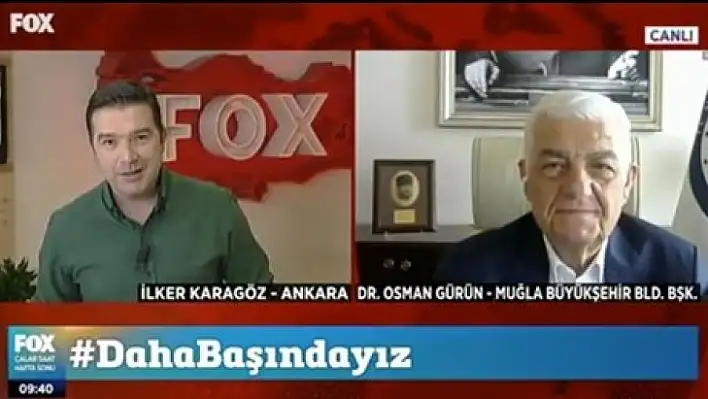 Başkan Gürün 'Muğla'da İlçeler Arası Giriş ve Çıkış Yasaklanmalı'