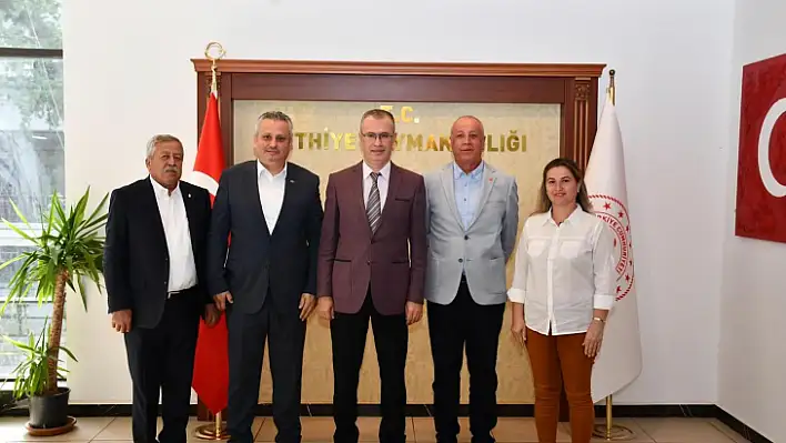 Başkan Koyuncu Kaymakam Ertaş'ı ziyaret etti