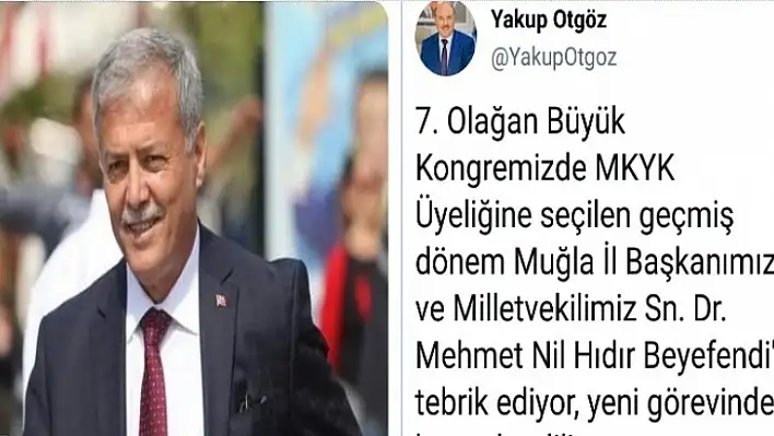 Başkan Otgöz, Hıdır'a başarılar diledi 