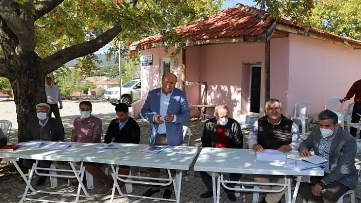 Başkan Otgöz, Yayla Eldirek'te sorunları dinledi