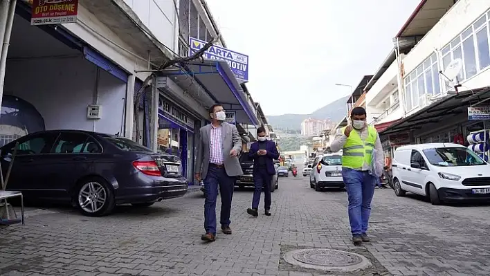 Başkan Tokat sanayi esnafını ziyaret etti