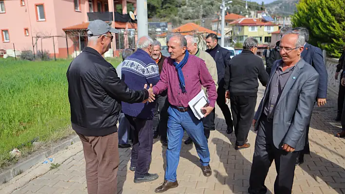 Behçet Saatcı Mahalle ziyaretlerine Yeşil üzümlü, Kızılbel ve Söğütlü İle Sürdürdü