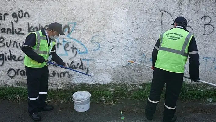 Belediye ekipleri görüntü kirliliğine müdahale ediyor