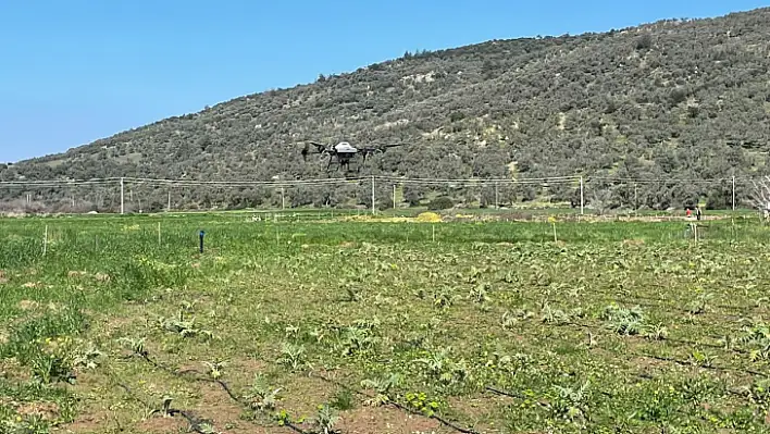 BELEDİYENİN ZİRAİ DRONE ÇİFTÇİLERİN HİZMETİNDE