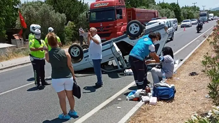 Bozarmut'ta Trafik Kazası