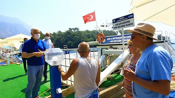 Büyükşehir Denizden 420 Bin 288 Poşet Katı Atık Topladı