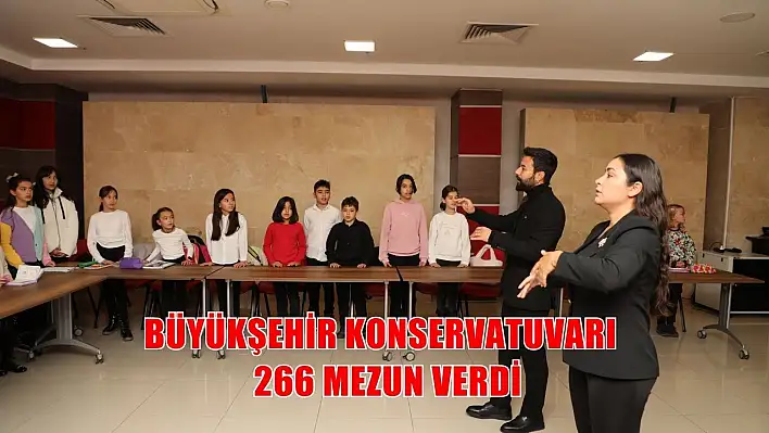 Büyükşehir Konservatuvarı 266 Mezun Verdi