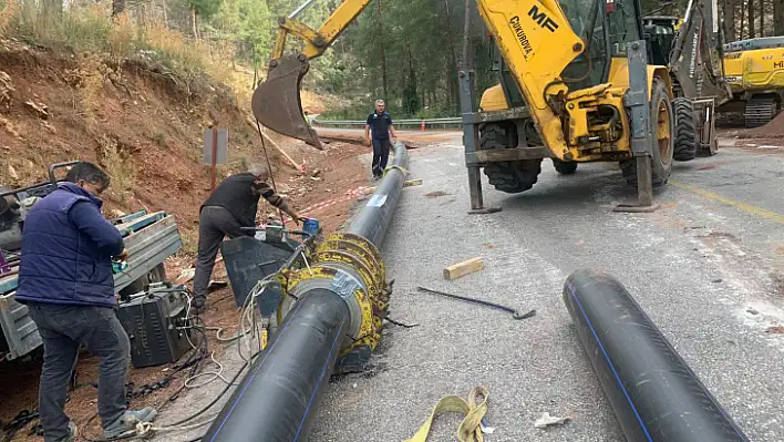 Büyükşehir, Marmaris Bozburun İçme Suyu Projesinde İlk Kazmayı Vurdu