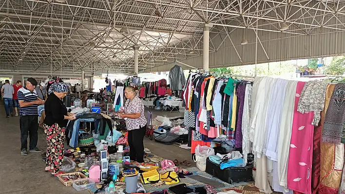 Çalıca İkinci El Pazarı, Fethiyelilerin Uğrak Noktası Olmaya Devam Ediyor