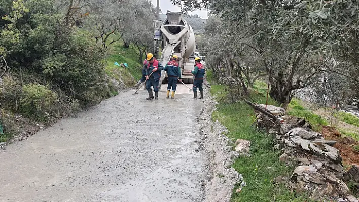 ÇALIŞMALAR KIRSALDA DEVAM EDİYOR