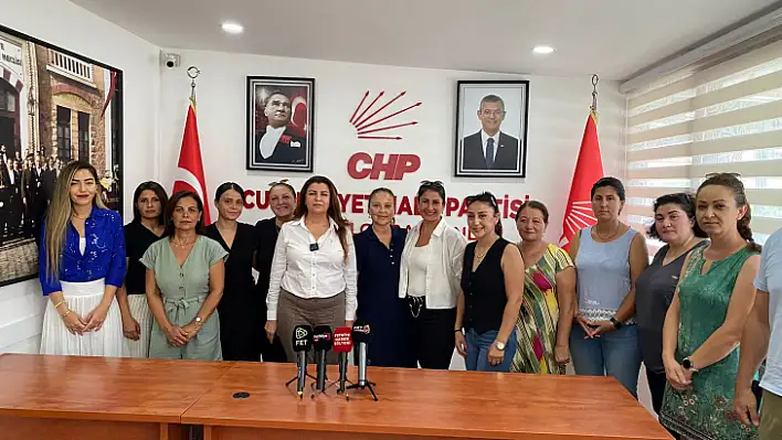 CHP Kadın Kolları Başkanı Öztürk, 'Katliama hayır!'