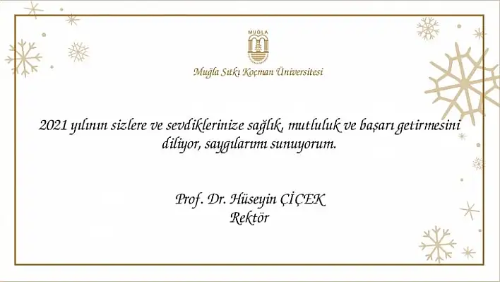Çiçek,' başarı seslerinin yükseldiği bir yıl olsun'