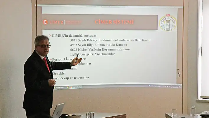 CİMER İL KOORDİNATÖRÜ ARIK TARAFINDAN FETHİYE'DE EĞİTİM VERİLDİ