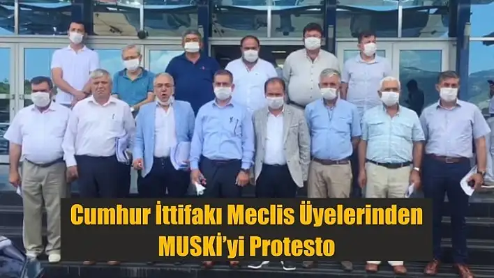 Cumhur İttifakı'ndan MUSKİ'yi Protesto !