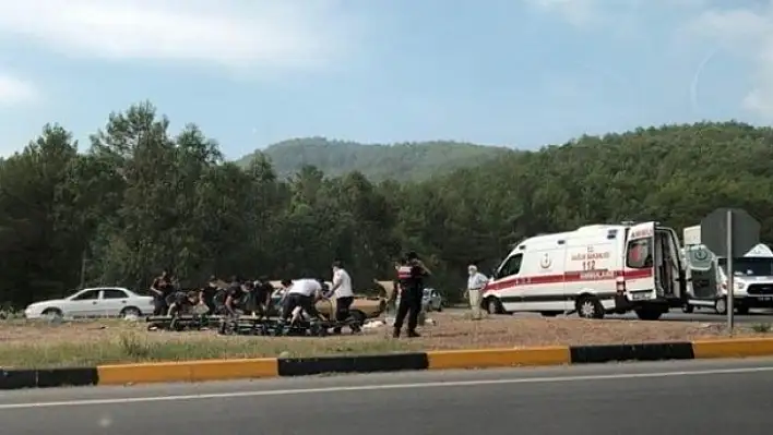 Dalaman'da feci kaza: 2 ölü, 1 yaralı