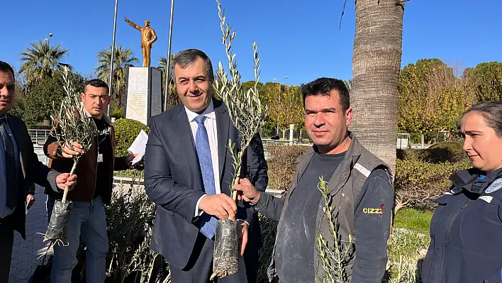 Dalaman'da Zeytin ve Ceviz Fidanları Dağıtıldı