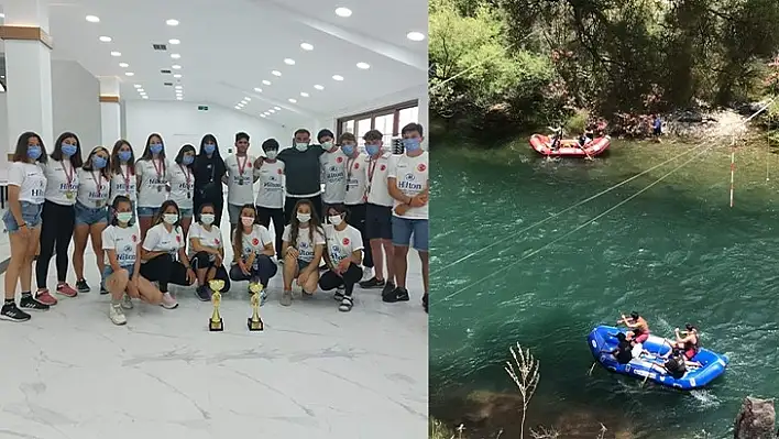 Dalaman Sarsala Rafting Kulübü Rize'den şampiyon döndü