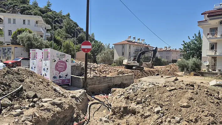 Dere ıslah çalışması esnafı olumsuz etkiledi