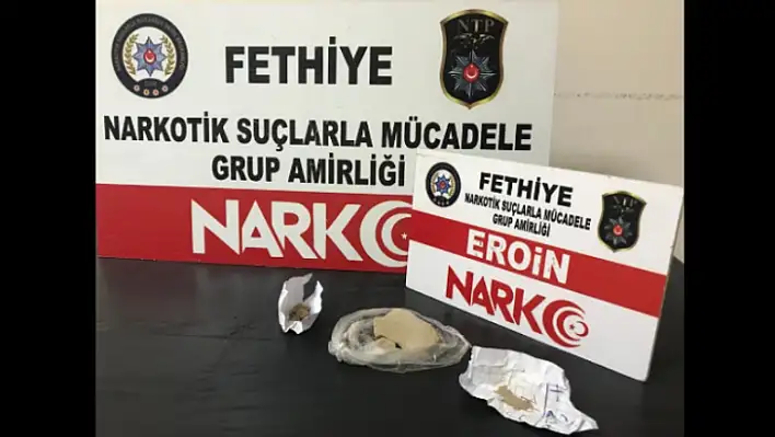 Eroin ile yakalandı