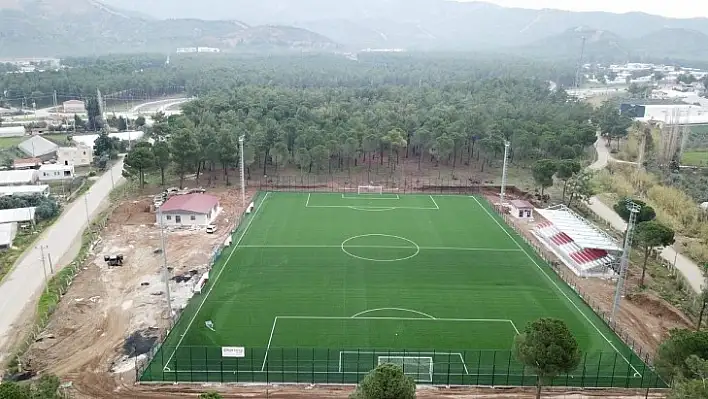 Esenköy Futbol Sahası geçici kabulü yapıldı 