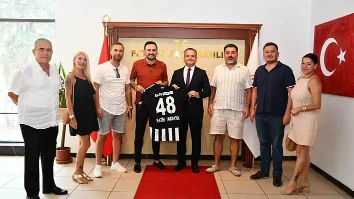 Fethiye Beşiktaş Taraftarlar Derneği'nden Kaymakam Akkaya'ya ziyaret