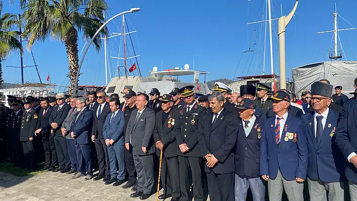 Fethiye'de Çanakkale Şehitleri Saygıyla Yâd Edildi