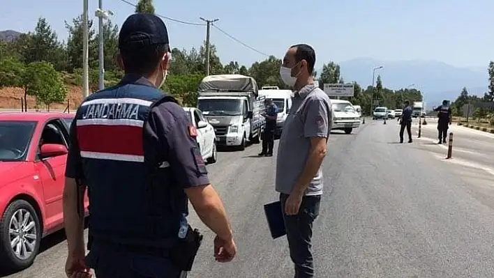 Fethiye'de çiftçilere verilen izin belgeleri kontrol edildi