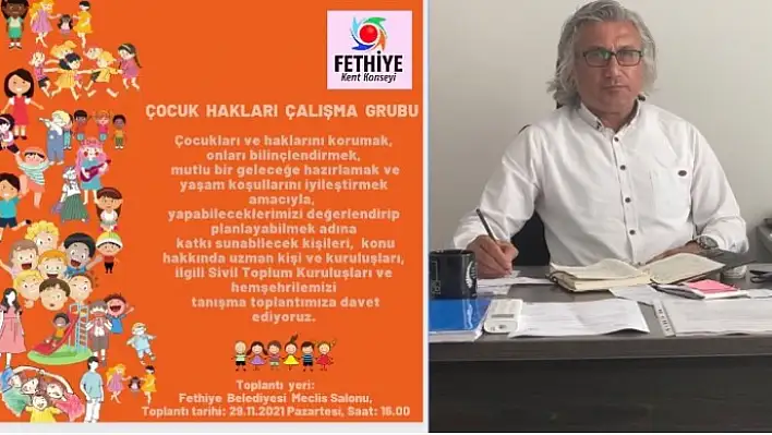 Fethiye'de Çocuk Hakları Çalışma Grubu kuruluyor