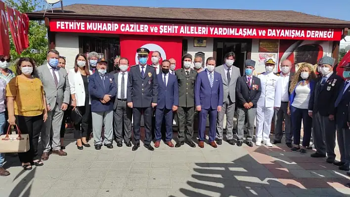 Fethiye'de Gaziler Günü törenle kutlandı