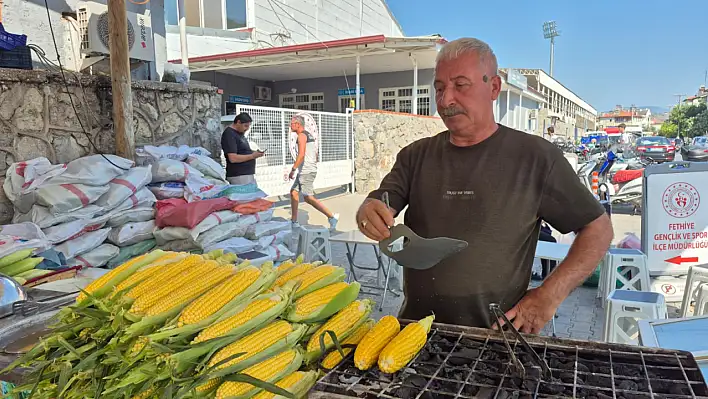 Fethiye'de mısır sezonu sürüyor