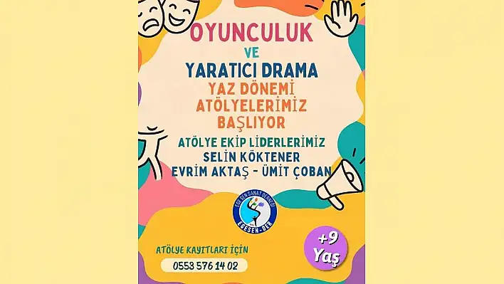 Fethiye'de Oyunculuk Ve Yaratıcı Drama Derslerine Başlıyor