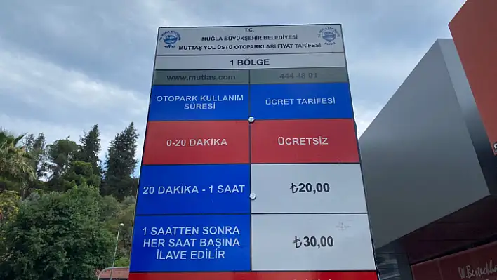 Fethiye'de Yol Üstü Otopark Ücretleri Belli Oldu