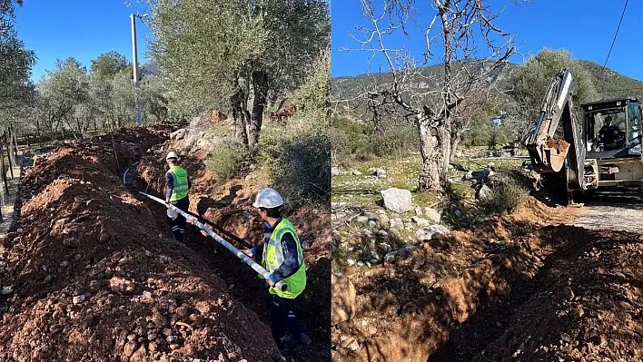 Fethiye İncirköy'ün İçme Suyu Altyapısı Yenilendi