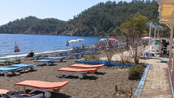 Fethiye İnlice Plajı hizmete başladı Plaja giriş ne kadar? yiyecek ve içecek fiyatları