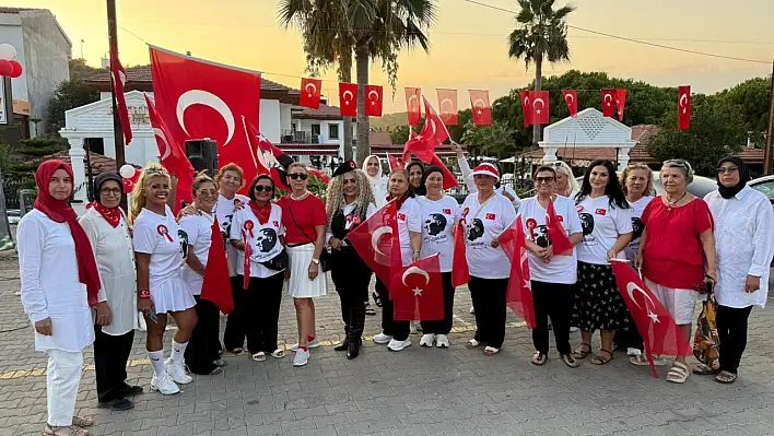 Fethiye Kadın Efeler Derneği'nden 30 Ağustos Zafer Bayramı Şöleni
