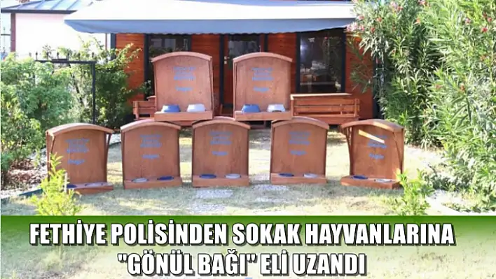 Fethiye Polisinden Sokak Hayvanlarına 'Gönül Bağı' Eli Uzandı