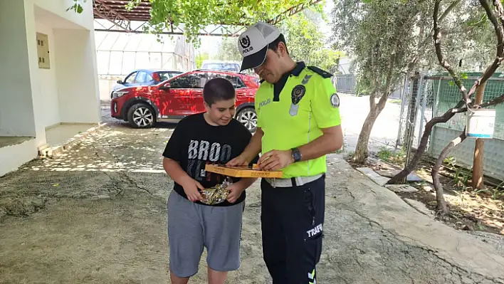 Fethiye polisinin 'Gönül Bağı' projesi devam ediyor 