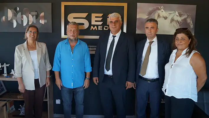 Fethiye SGK Müdürü Osman Akbeyaz ve Heyetinden SED Medya'ya Ziyaret