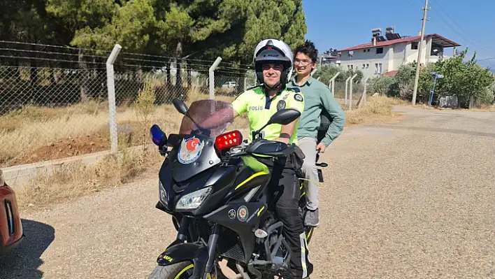 Fethiye Trafik Polisinden Kur'an Kursu Öğrencilerine Trafik Eğitimi