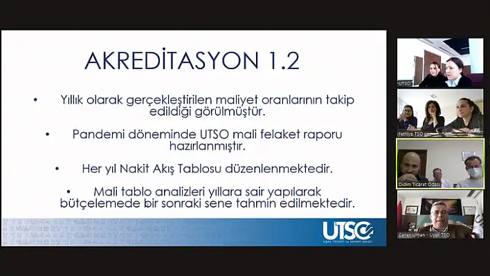 FETHİYE, UŞAK VE DİDİM ODALARI ARASINDA KIYAS ÇALIŞMASI GERÇEKLEŞTİRİLDİ