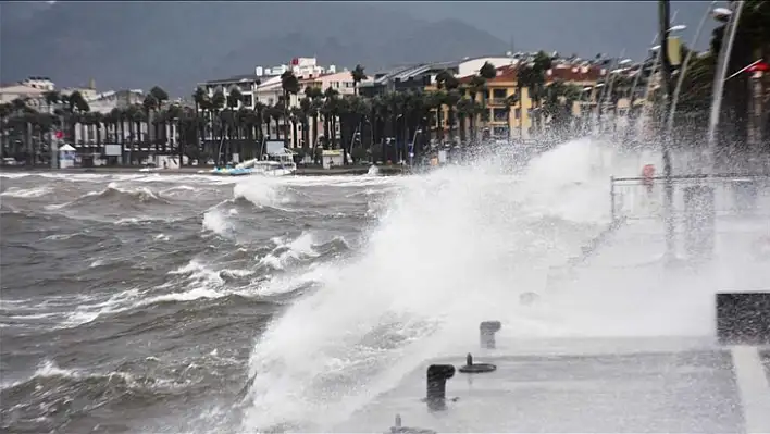 Fethiye ve çevresinde fırtına uyarısı